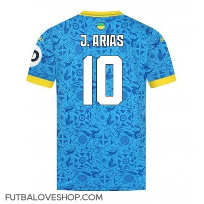 Dres Wolves Jhon Arias #10 Tretina 2025-26 Krátky Rukáv Dres Wolves Jhon Arias #10 Tretina 2025-26 Krátky Rukáv